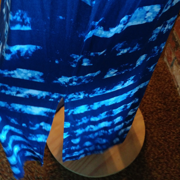 a.n.a - Tie-dyed striped Rayon knit skirt - Picture 3 of 7